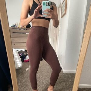 Lululemon Brown High-Waisted Leggings